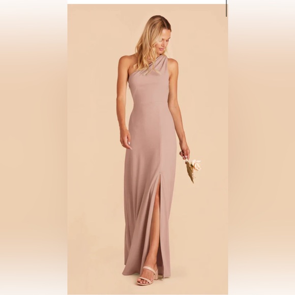 KIRA DRESS |CREPE TAUPE | size: XS - Picture 2 of 3